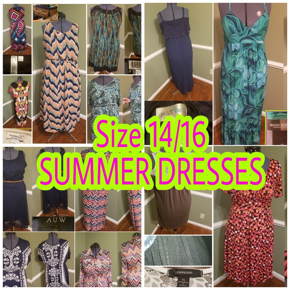 *FREE GIFTS WITH PURCHASE* Lot of 7 Summer Dresses
